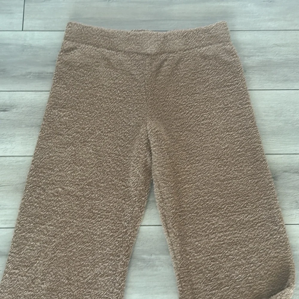 Steve Madden size medium fuzzy teddy bear lounge pants wide leg